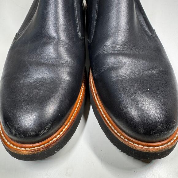 Samuel Hubbard Frequent Traveler Black Leather Slip On Loafers Men\'s 9 main image 8